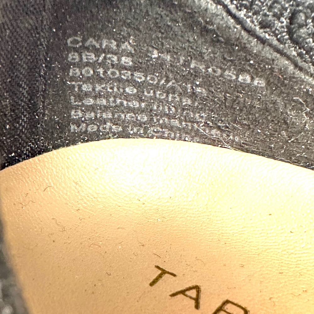 Taryn Rose Cara Knit Rose Embroidered Patent Slip On Sneakers Womens SZ 8 Black - Picture 4 of 16